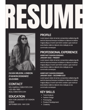 Word Resume Template