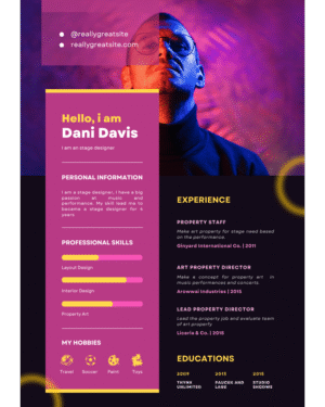 Modern Resume H
