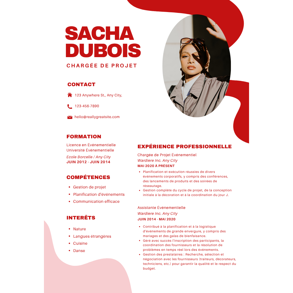 CV Curriculum Vitae Template