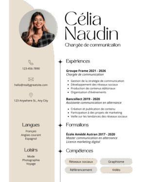 Minimalist Resume Template Word