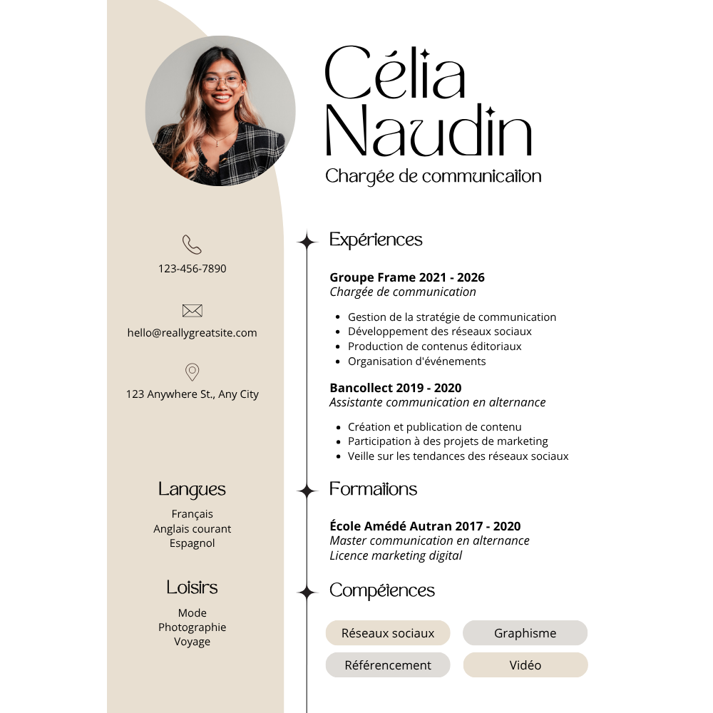 Minimalist Resume Template Word