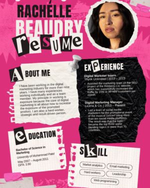 Resume Template M