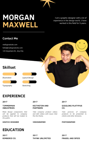 Professional CV Template BOGOS