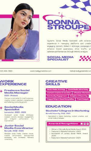 Professional CV Template VOVA